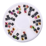 Maxbell 3D Nail Art Tip Rhinestone Decoation Shiny Your Nail Glitter Multidimensional Iridescence AB Color Bright Manicure Tips Tools Multi Use for Phone Case/Shoes/Bag/Scrapbook/Card
