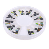 Maxbell 3D Nail Art Tip Rhinestone Decoation Shiny Your Nail Glitter Multidimensional Iridescence AB Color Bright Manicure Tips Tools Multi Use for Phone Case/Shoes/Bag/Scrapbook/Card