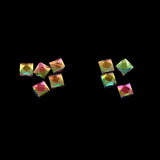 Maxbell 3D Nail Art Tip Rhinestone Decoation Shiny Your Nail Glitter Multidimensional Iridescence AB Color Bright Manicure Tips Tools Multi Use for Phone Case/Shoes/Bag/Scrapbook/Card