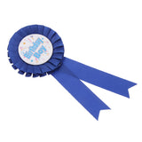 Maxbell Birthday Boy Rosette Ribbon Badge Brooch Birthday Party Baby Shower Favor Blue