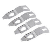 Maxbell 100 Pieces Picture Photo Frame Hardware Metal Spring Turn Clip Hangers Framing Fixing Tools Silver