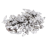 Maxbell 100 Pieces Picture Photo Frame Hardware Metal Spring Turn Clip Hangers Framing Fixing Tools Silver