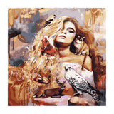 Maxbell DIY Figure Oil Painting Paint By Numbers Kits For Home Room Decoration Craft