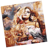 Maxbell DIY Figure Oil Painting Paint By Numbers Kits For Home Room Decoration Craft