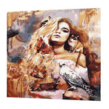 Maxbell DIY Figure Oil Painting Paint By Numbers Kits For Home Room Decoration Craft