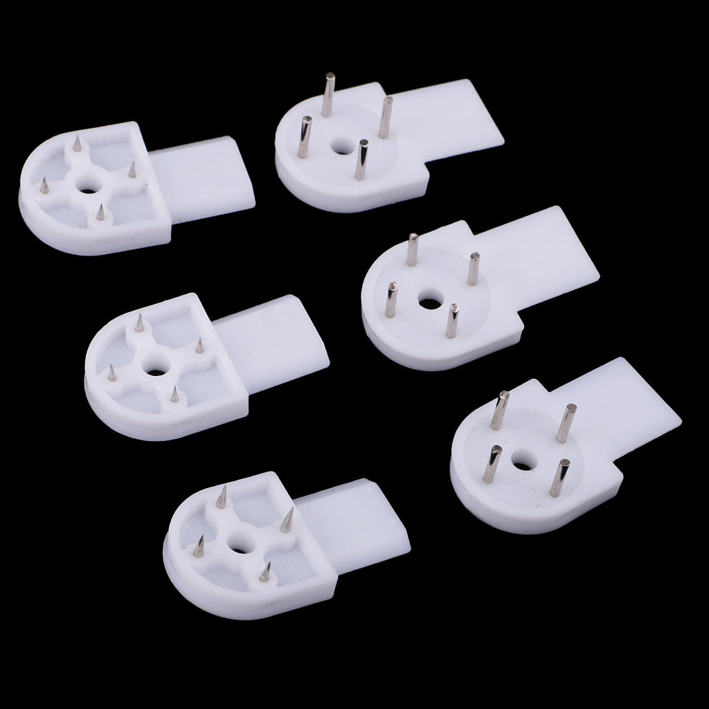 Maxbell 50 Pieces Hardwall Hanger Multi-Purpose Hook Uses for Hardware, Fasteners & Hooks Wall Mount Non-mark Hooks Picture Photo Frame Hangers, 1.5cm / 0.59inch Nail