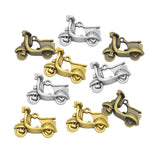 Maxbell 9 Piece Mixed Alloy Motorbike Shape Charms Pendants Jewelry Making Findings for DIY Bracelet Necklace Earrings