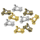 Maxbell 9 Piece Mixed Alloy Motorbike Shape Charms Pendants Jewelry Making Findings for DIY Bracelet Necklace Earrings