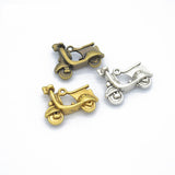 Maxbell 9 Piece Mixed Alloy Motorbike Shape Charms Pendants Jewelry Making Findings for DIY Bracelet Necklace Earrings