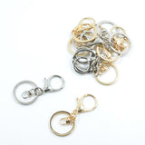 Maxbell 10 Pieces Mixed Color Lobster Clasps Key Chain Hook Split Ring Accessories