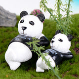 Maxbell 6pcs Miniature House Fairy Garden Micro Landscape Home Garden Decoration Bonsai Craft Decor- Sleeping Bear