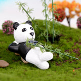 Maxbell 6pcs Miniature House Fairy Garden Micro Landscape Home Garden Decoration Bonsai Craft Decor- Sleeping Bear