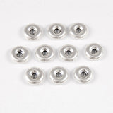 Maxbell 20 Pieces Round Gasket Flat Beads Bracelet Necklace Connector Spacer Beads