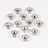 Maxbell 20 Pieces Round Gasket Flat Beads Bracelet Necklace Connector Spacer Beads