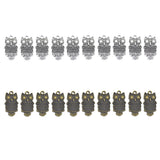 Maxbell 20 Piece Mixed Alloy Owl Shape Charms Pendants Jewelry Making Findings for DIY Bracelet Necklace Earrings