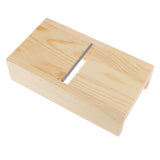 Maxbell Adjustable Wooden Box Loaf Beveler Planer Handmade Soap Cutter Cutting Trimming Tools