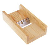 Maxbell Adjustable Wooden Box Loaf Beveler Planer Handmade Soap Cutter Cutting Trimming Tools