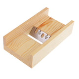 Maxbell Adjustable Wooden Box Loaf Beveler Planer Handmade Soap Cutter Cutting Trimming Tools