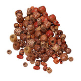 Maxbell 150 Pieces Assorted Style Printed Boho Wooden Wood Beads Large Hole Loose Spacer Beads Jewelry Making Accessories