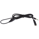 Maxbell 1M/3ft 3.5mm M/F Stereo Headphone Audio Extension Cable w/ Volume Control