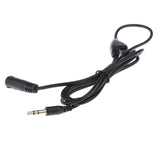 Maxbell 1M/3ft 3.5mm M/F Stereo Headphone Audio Extension Cable w/ Volume Control