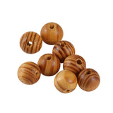 Maxbell 50Pieces Natural Round Wooden Spacer Bead DIY Jewelry Making Burlywood 12mm