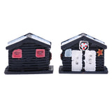 Maxbell 5PCS Resin Mini Miniatures Emergency House Figurine Home Garden Decoration