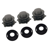 Maxbell 3x Spool Cap Kit for Stihl Head Cover 25-2 FS 90 100 110 120 130 55 80 83 85 Replacement Parts