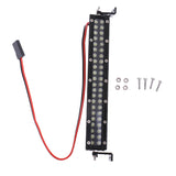 Maxbell RC Car Metal LED Roof Light Lamp Bar for 1/10 Crawler Axial SCX10 RC4WD CC01 D90 D110 RC Climbing Car Truck