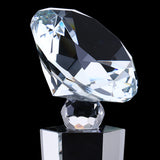 Maxbell Crystal Quartz 29cm Diamond Tops Trophy Award for Soprts Competition Winner