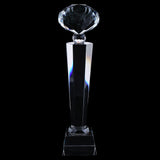 Maxbell Crystal Quartz 29cm Diamond Tops Trophy Award for Soprts Competition Winner