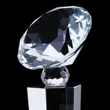 Maxbell Crystal Quartz 29cm Diamond Tops Trophy Award for Soprts Competition Winner