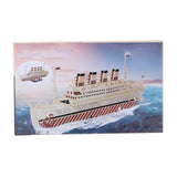 Maxbell 3D DIY Titanic Jigsaw Puzzles Building Blocks Wooden Toy for Kids Education