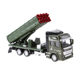 Maxbell Diecast Military Vehicle Model Rocker Launcher Truck for Kids Birthday Gift