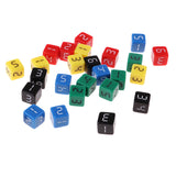 Maxbell 25Pcs Acrylic Six Sided Dice Dies 1-6 Digital for KTV Club Entertainment Toy