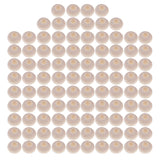 Maxbell 100 Pieces Large Hole BOHO 5mm Large Hole BOHO Natural Color Wood Abacus Beads Bulk Lots for Jewelry Making Craft DIY Macrame Bracelet Necklace