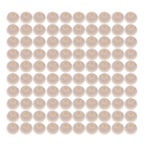 Maxbell 100 Pieces Large Hole BOHO 5mm Large Hole BOHO Natural Color Wood Abacus Beads Bulk Lots for Jewelry Making Craft DIY Macrame Bracelet Necklace