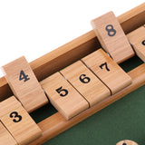 Maxbell Wood 1-12 Number Shut The Box Dice Game Toy for KTV Club Bar Drinking Games