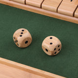 Maxbell Wood 1-12 Number Shut The Box Dice Game Toy for KTV Club Bar Drinking Games