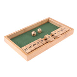 Maxbell Wood 1-12 Number Shut The Box Dice Game Toy for KTV Club Bar Drinking Games