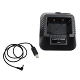 Maxbell USB Charger Adapter For for Baofeng UV-5R DM-5R BF-F8+ BF-F8HP Ham Radios Walkie Talkies