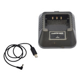 Maxbell USB Charger Adapter For for Baofeng UV-5R DM-5R BF-F8+ BF-F8HP Ham Radios Walkie Talkies