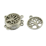 Maxbell 100 Pieces Tree of Life Shape Pendants Charms DIY for Necklace Jewelry Making and Crafts