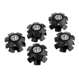 Maxbell 5Pcs Headset Flanged Star Nut Star Washer for 1-1/8" Threadless Fork Steerers Mountain MTB Bike Bicycle