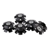 Maxbell 5Pcs Headset Flanged Star Nut Star Washer for 1-1/8" Threadless Fork Steerers Mountain MTB Bike Bicycle