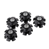 Maxbell 5Pcs Headset Flanged Star Nut Star Washer for 1-1/8" Threadless Fork Steerers Mountain MTB Bike Bicycle