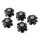 Maxbell 5Pcs Headset Flanged Star Nut Star Washer for 1-1/8" Threadless Fork Steerers Mountain MTB Bike Bicycle