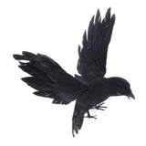 Maxbell Lifelike Floating Hunting Shooting Garden Decor Toys Flying Crow Decoy Decor