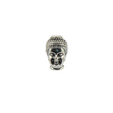 Maxbell 20pcs Tibetan Silver 3D Meditating Buddha Shape Pendants Metal Spacer Beads Jewelry Making