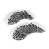 Maxbell 50Pcs Single Hole Round Spacer Template Heat Glue Shield Scalp Protector Guide Tools for Fusion Human Hair and Feather Extensions